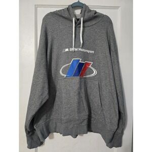 Puma BMW‎ Motorsport Street Hoodie Terry Gray Heather Men's Size XXL